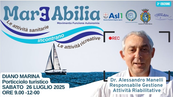 Guarda il video sul canale YouTube di ASL1 - Mareabilia: 26 luglio 2025. - presentazione delle attività offerte da Asl1