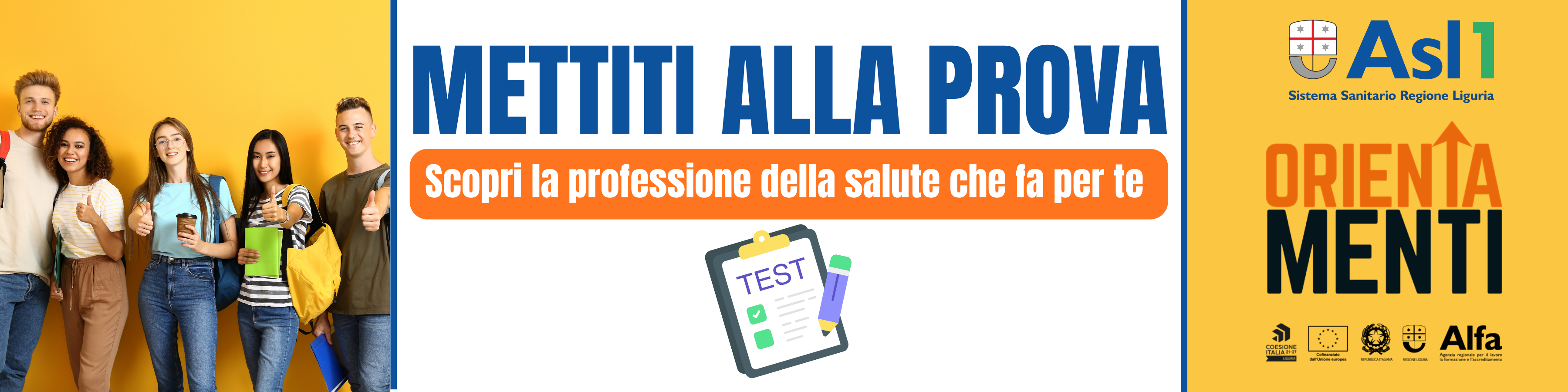 banner questionario Mettiti alla prova