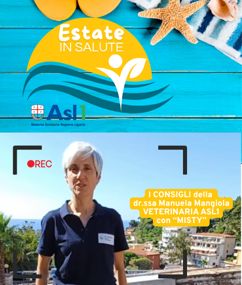 Vai su canale YouTube di ASL1 e guarda il video: Estate in Salute: i consigli dei veterinari ASL 1 per gli amici a quattro zampe