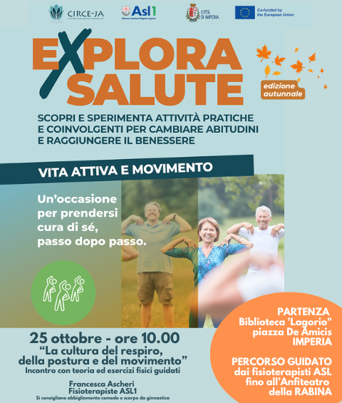 Locandina evento Explora Salute del 25 ottobre 2025