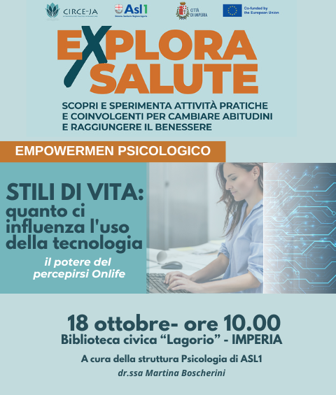 Locandina evento Explora Salute del 18 ottobre 2025