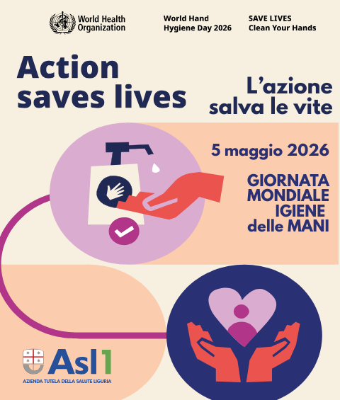 Locandina Giornata Mondiale igiene delle mani 2026