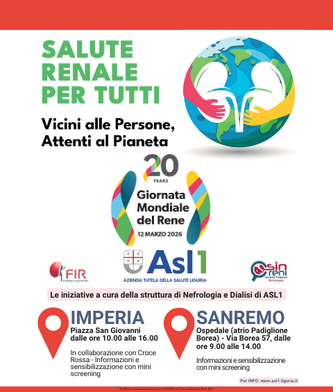 locandina Giornata mondiale del rene 2026