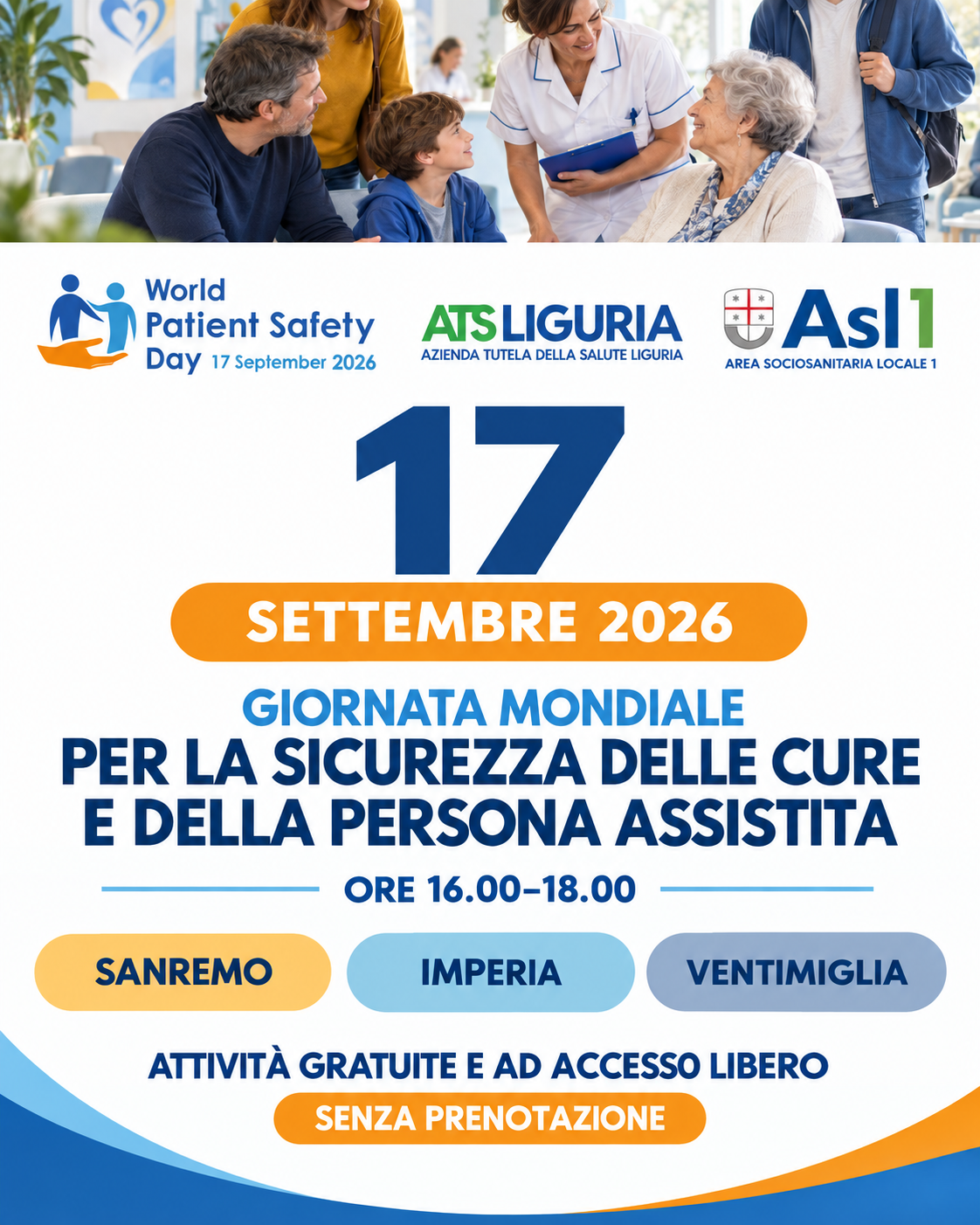 Giornata Sicurezza delle Cure 2026