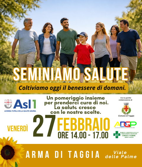 locandina evento Seminiamo Salute 27 febbraio 2026