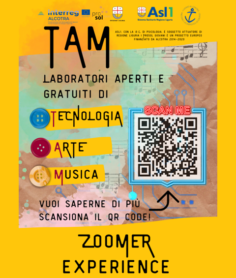 TAM laboratori aperti e gratuiti di tecnologia arte musica