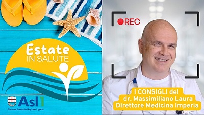 Guarda il video sul canale YouTube di ASL1 -  La calda Estate, i consigli del dottor Massimiliano Laura per affrontare al meglio il caldo